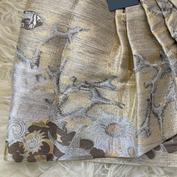 ZAC POSEN Ester Underwater Printed Knee-Length Skirt - Picture 6 of 15